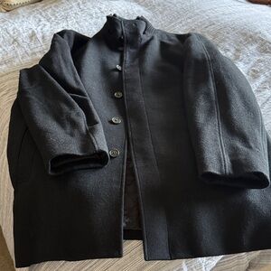 Classic Black Men's Pea Coat